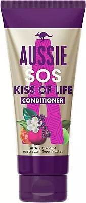 Aussie Conditioner SOS Kiss Of Life Vegan Hair Repair Treatment For Dry Damage • £5.66