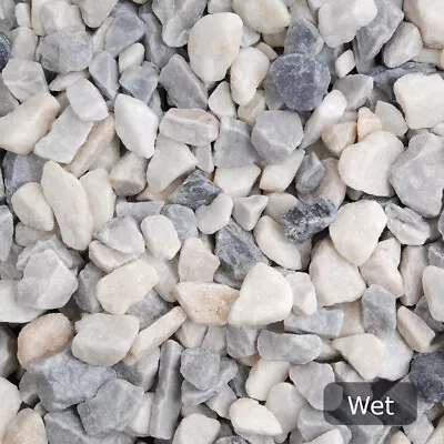 Polar Ice 20mm Decorative Aggregates Gravel Chippings Patio Paths Gardens 20Kg • £15.50