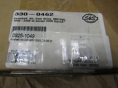 S&S Cycle 330-0462 MR103 Gear Drive Camshaft Kit Harley 88 Twin Cam 1999-2006 • $687.87