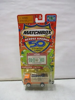 Matchbox Across America 50th Birthday Series Oklahoma Cattle Truck • $5.82