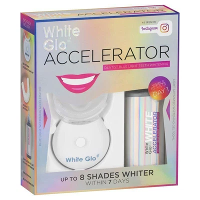 $29.99 • Buy White Glo White Accelerator Blue Light Teeth Whitening System
