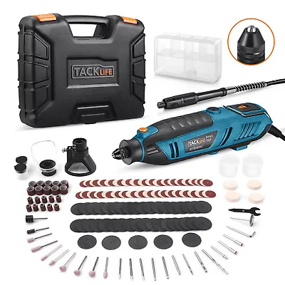 TACKLIFE Rotary Tool Kit 200W Motor With Variable Speed 150pcs Rotary Tool Acc • $28.79