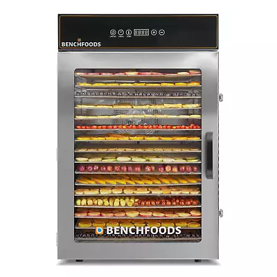 BenchFoods Heavy Duty Stainless Steel Commercial Food Dehydrator - 16 Mesh Trays • $1295