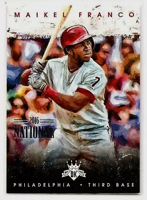 Maikel Franco 2016 Panini DK Diamond Kings #114 The NATIONAL Serial #d 1/5 NM/MT • $10