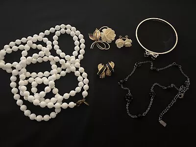 High End Signed Vintage Jewelry Lot Christian Dior Van Dell GF Miriam Haskell + • $69.99