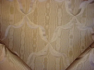9-1/2Y Kravet Couture 28692 Moire Swag Bronze Scroll Upholstery Fabric • $608