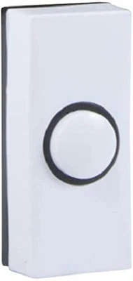 £9.82 • Buy Byron 7910 Wired Bell Push � White FREE FAST DELIVERY