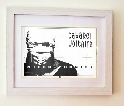 Cabaret Voltaire+micro-phonies+framed Original Music Press Ad Poster+1984 • $49.73