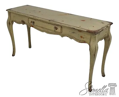 L62784EC: HABERSHAM Country French Distressed Painted Console Table • $1595