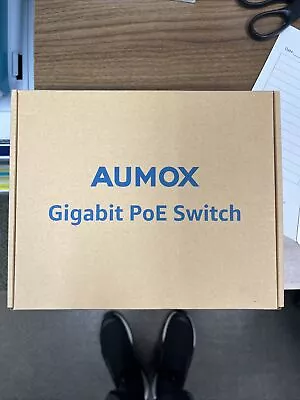 Aumox 8 Port Gigabit PoE Switch 8 Port PoE 52V Gigabit Ethernet Model SG308P • $25