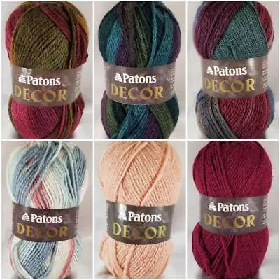 Patons Yarn DECOR 75% Acrylic 25% Wool 210y 3.5oz • $5.90