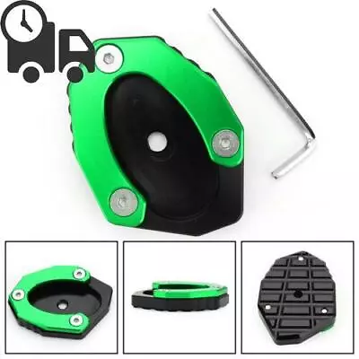 Kickstand Side Stand Plate Extension Pad For KAWASAKI Z650 Z900 Z1000SX 17-19 GN • £11.98