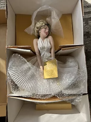 Marilyn Monroe Franklin Mint Heirloom Doll Seven Year Itch NEW In Original Box • $75