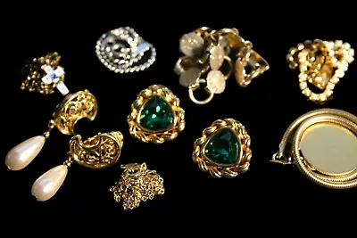 Vintage 10 Piece Jewelry Designer Signed Lot Includes Sarah Coventry S.A.L • $69