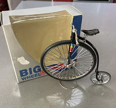 Mytek Big Wheel Penny-Farthing Bicycle Diecast Metal Model Scale 1:10 • $10