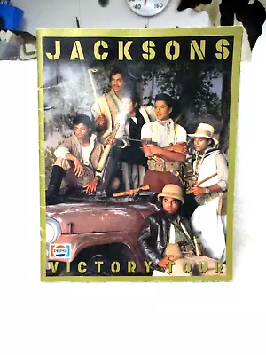 THE JACKSONS 1984 VICTORY TOUR CONCERT PROGRAM BOOK  PEPSI MICHAEL  Jackson FIVE • $18