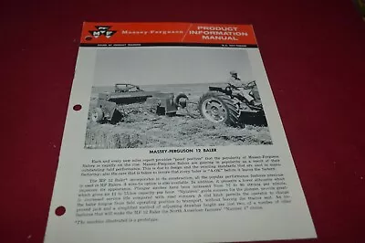 Massey Ferguson 12 Baler Product Information Dealer's Brochure RCOH  • $18.99