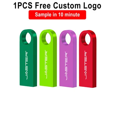 Metal Mini USB 2.0 Flash Drive Free Logo Pen Drive Custom Memory Stick 64GB 32GB • $5.32