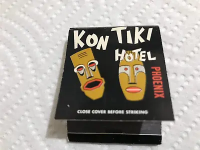 Vintage Tiki Matchbook Kon Tiki Hotel Phoenix AZ 1-D • $4.99