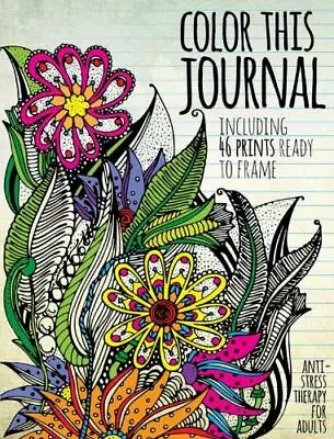 Color This Journal - 1942556373 Paperback Media Lab Books • $8.44