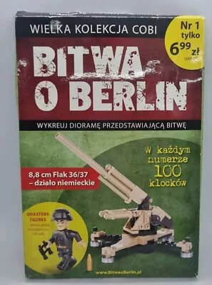 Cobi Small Army WW2 BitWa O Berlin  Magazine #1 With German Flak Gun & Figure • $20