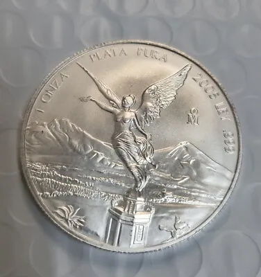 2005 Mexico Libertad 1 Oz BU Mexican Silver Coin B903 • $69.99