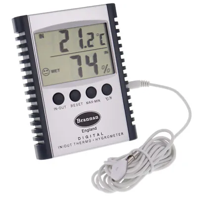 Digital Max Min Thermometer Greenhouse Hygrometer Indoor Outdoor - 13/420/3 • £16.95