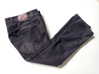 $99.99 • Buy Men's Domenicco Vacca Black Slim Fit  Jeans 50 Drop 7  US 33  Italy