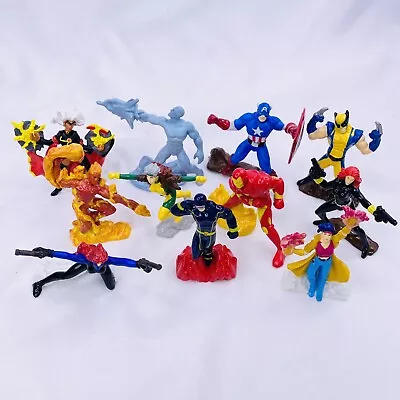 2005 Marvel Zizzle Zizzlinger 2  X-Men Figures Lot Of 11 Iceman Storm Wolverine • $19.99