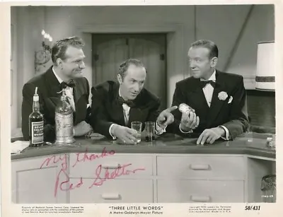 Red Skelton- Signed Vintage Photograph From  Three Little Words  • $40