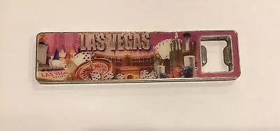 Las Vegas Nevada Bottle Opener Metal Fridge Magnet L5 • $4.99