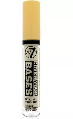 3 × W7 COVER YOUR BASES Colour Correcting Concealer 5ml - Yellow Good-Bye • £12