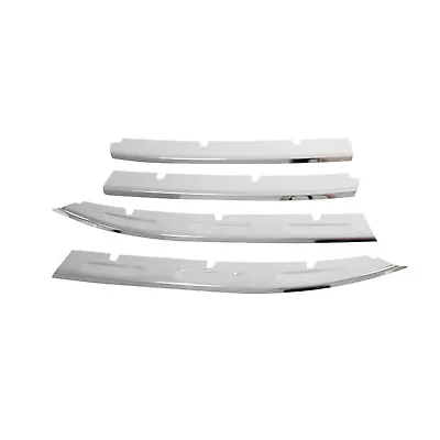 $79.90 • Buy Front Grill Trim For Volkswagen Tiguan 2022-2023 Chrome Stainless Steel 4 Pcs