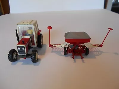 Britains Ltd 1:32 Scale Massey-Ferguson 362 Tractor #9502 W/Accord Seeder #9544 • $50