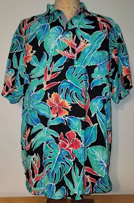 Tommy Bahama Men's Veracruz Cay Hawaiian Camp Shirt XL Multicolored Floral • $25