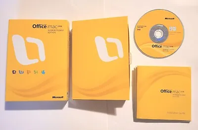 Microsoft MS Office Mac 2008 Home Student Edition Includes Product Keys • $19.99