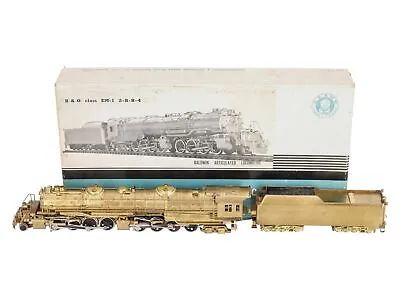 $403.91 • Buy Akane HO Scale BRASS B&O Class EM-1 2-8-8-4  Steam Locomotive & Tender EX/Box