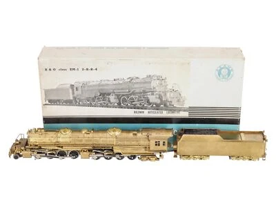$403.91 • Buy Akane HO Scale BRASS B&O Class EM-1 2-8-8-4  Steam Locomotive & Tender EX/Box
