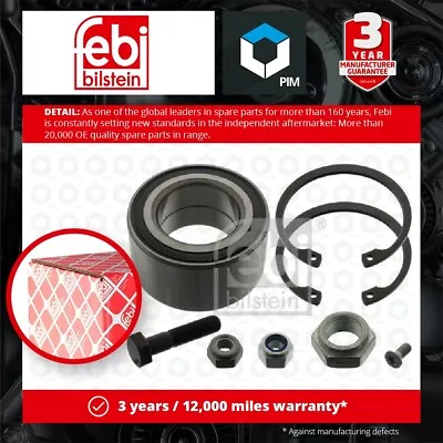 Wheel Bearing Kit Fits AUDI 80 B1 B2 B3 Front Left Or Right 1972 On 321498625A • £18.87