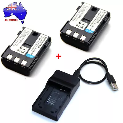 AUS Battery / Charger For NB-2LH Canon MD150 MD160 MD205 MD215 MD216 MD225 MD235 • $56.88