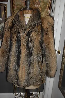 Women's Raccoon Fur Coat Jacket • $225