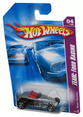 Hot Wheels Team Ford Racing 4/4 (2007) Silver Deuce Roadster Car 144/196 • $9.98