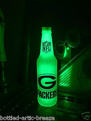 NFL Green Bay Packers Football 12 Oz Beer Bottle Light LED Neon Bar Sign Tickets • $23.99