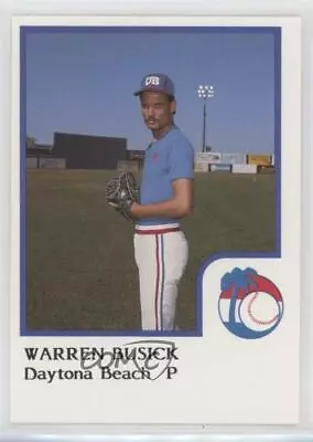 1986 ProCards Daytona Beach Admirals Warren Busick • $3.13