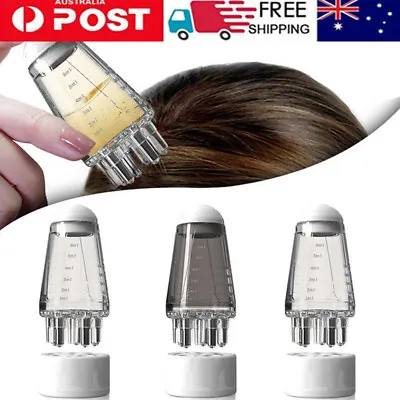 6ML Hair Oil Applicator Scalp Massage Comb Roller Ball Mini Head Fluid Brush AU • $8.89