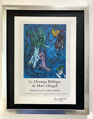 Marc Chagall | Original Vintage 1975 | Signed Print | Mounted In 11x14 Board | • $99