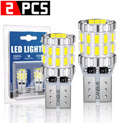 T10 Canbus LED License Plate Interior Light Bulbs 6000K White 168 2825 194 W5W • $14.99