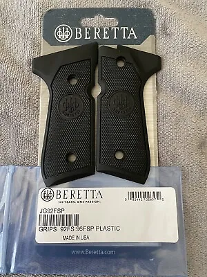 BERETTA OEM Factory Plastic Grips 92/96 Series Pistols 92F 92FS M9 JG92FSP NEW • $16