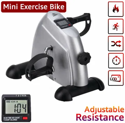 Pedal Exerciser Under Desk Mini Exercise Bike Portable Foot Peddler Exerciser • $40.84