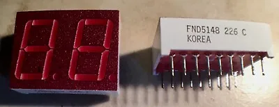 Fairchild FND5148 2 Digit 7 Segment Red LED Display - NOS • $3.99